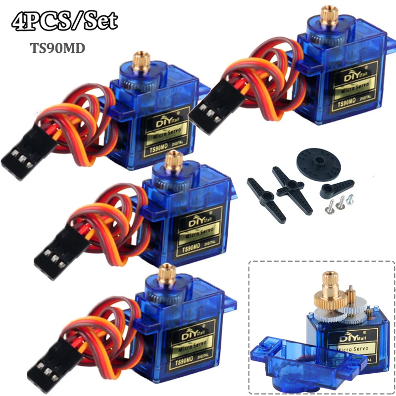 4Pcs TS90MD Micro Digital Serv - Rc Helicopter Motor ulasan dan harga