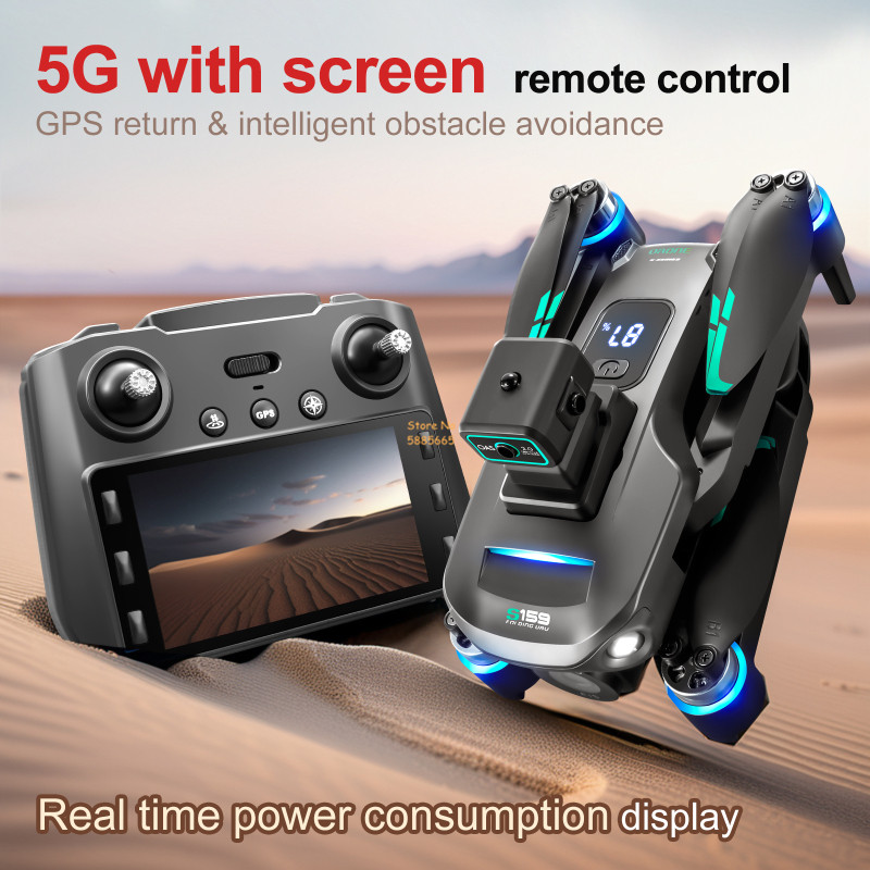 8K Dual Camera 5G WIFI FPV Rem - Rc Helicopter Electric ulasan dan harga
