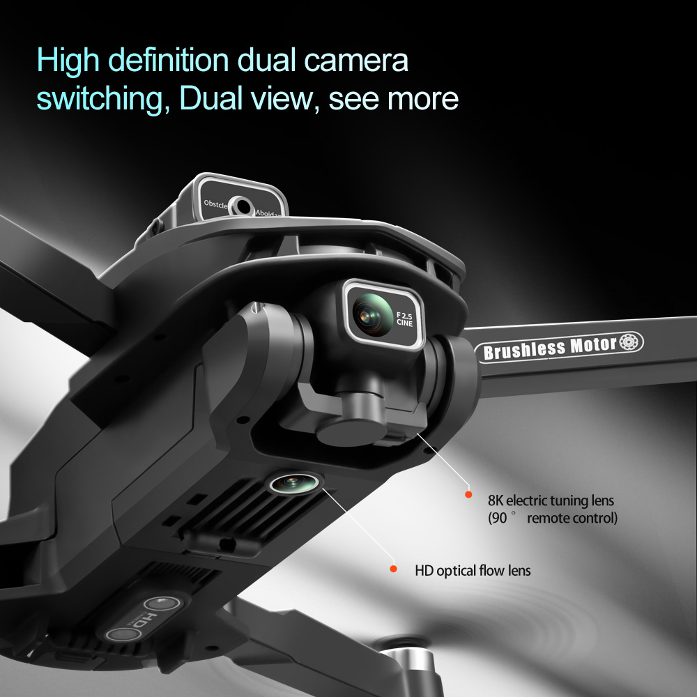 V168 PRO Max GPS Drone 8K Prof - Rc Helicopter Electric ulasan dan harga
