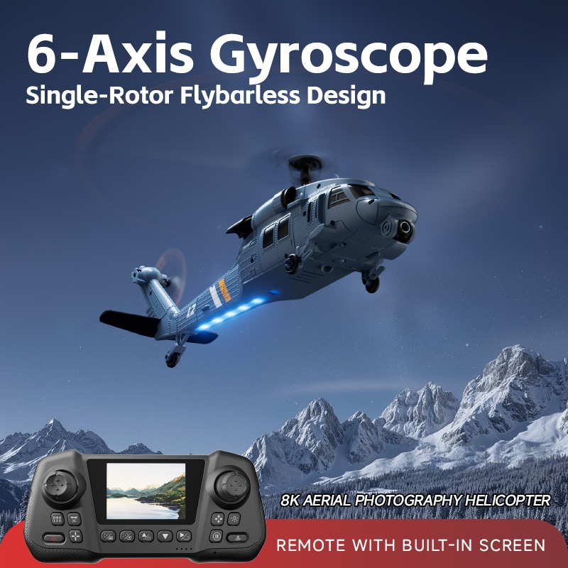 8K Flybarless Optical Flow Hov - Rc Helicopter Gyro ulasan dan harga