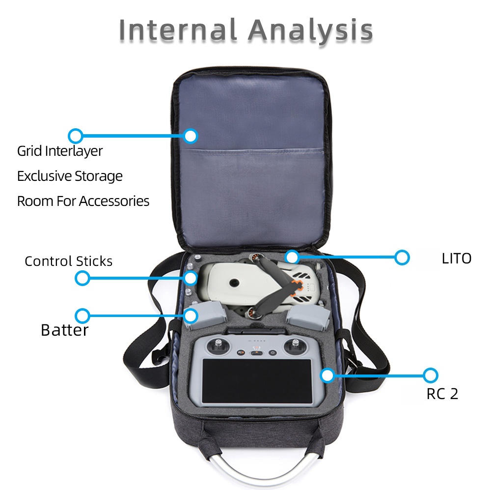 Protective Bag For DJI Lito X1 - Rc Helicopter Bag ulasan dan harga