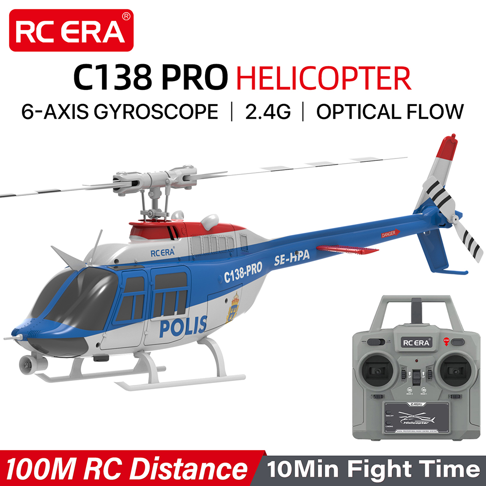 RC ERA C138 PRO Helicopter 1/3 - Rc Helicopter Gyro ulasan dan harga