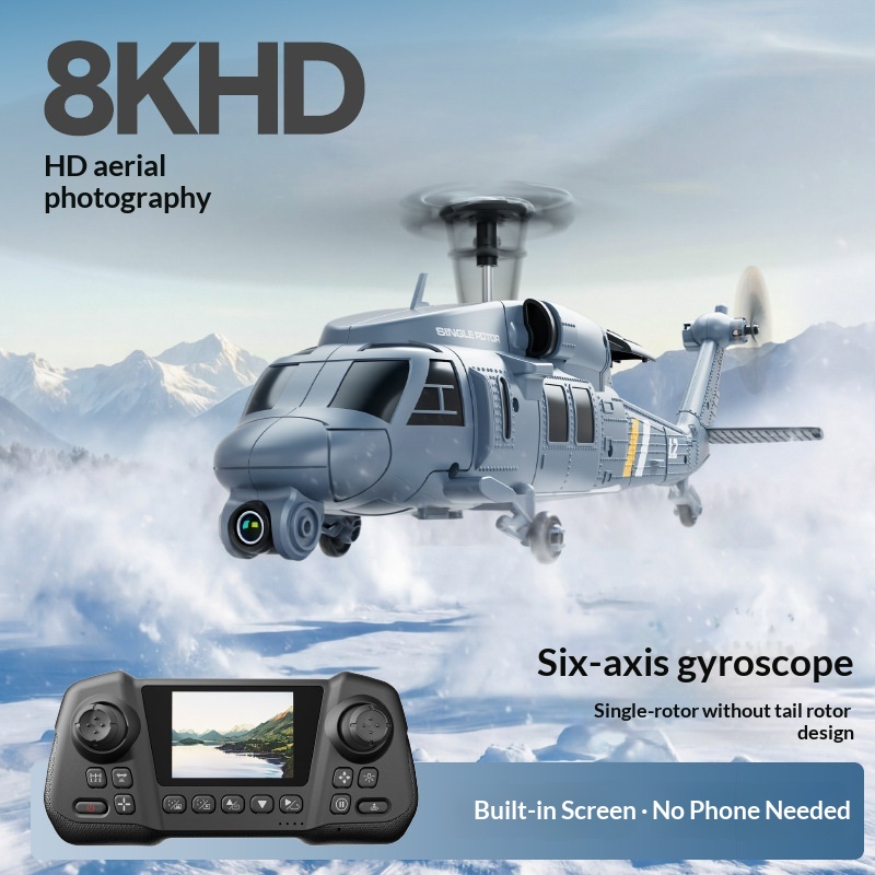 4DRC L2 RC Helicopter 8K Aeria - Rc Helicopter Single Rotor ulasan dan harga