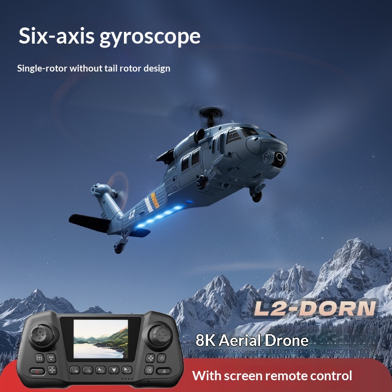 4DRC L2 RC Helicopter 8K Aeria - Rc Helicopter Single Rotor ulasan dan harga